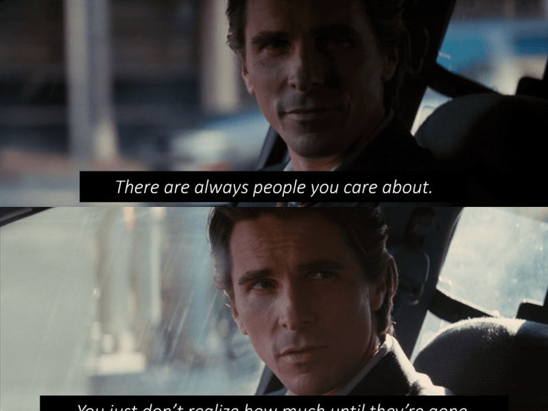 …until they’re gone.